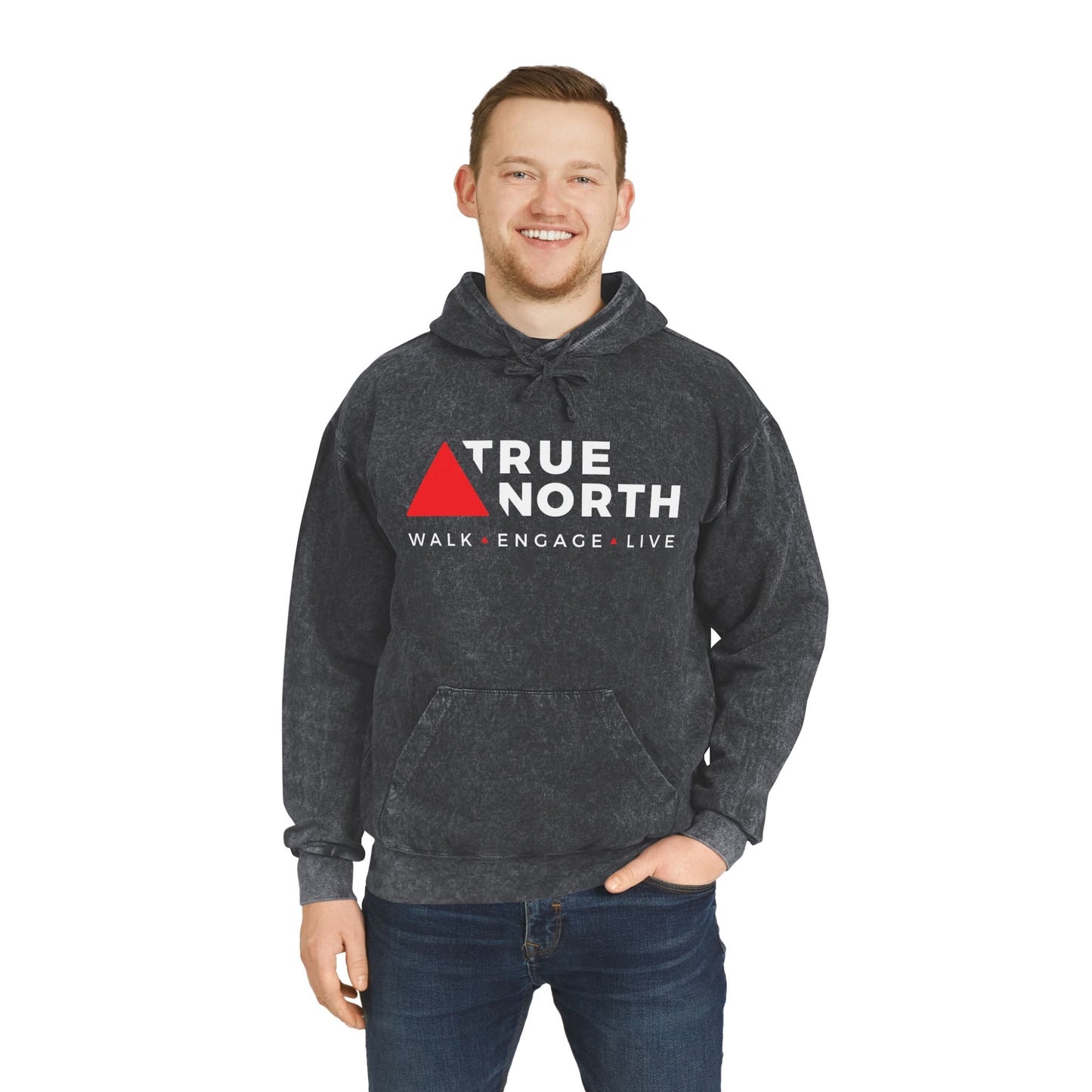 Mineral Wash Hoodie - Black