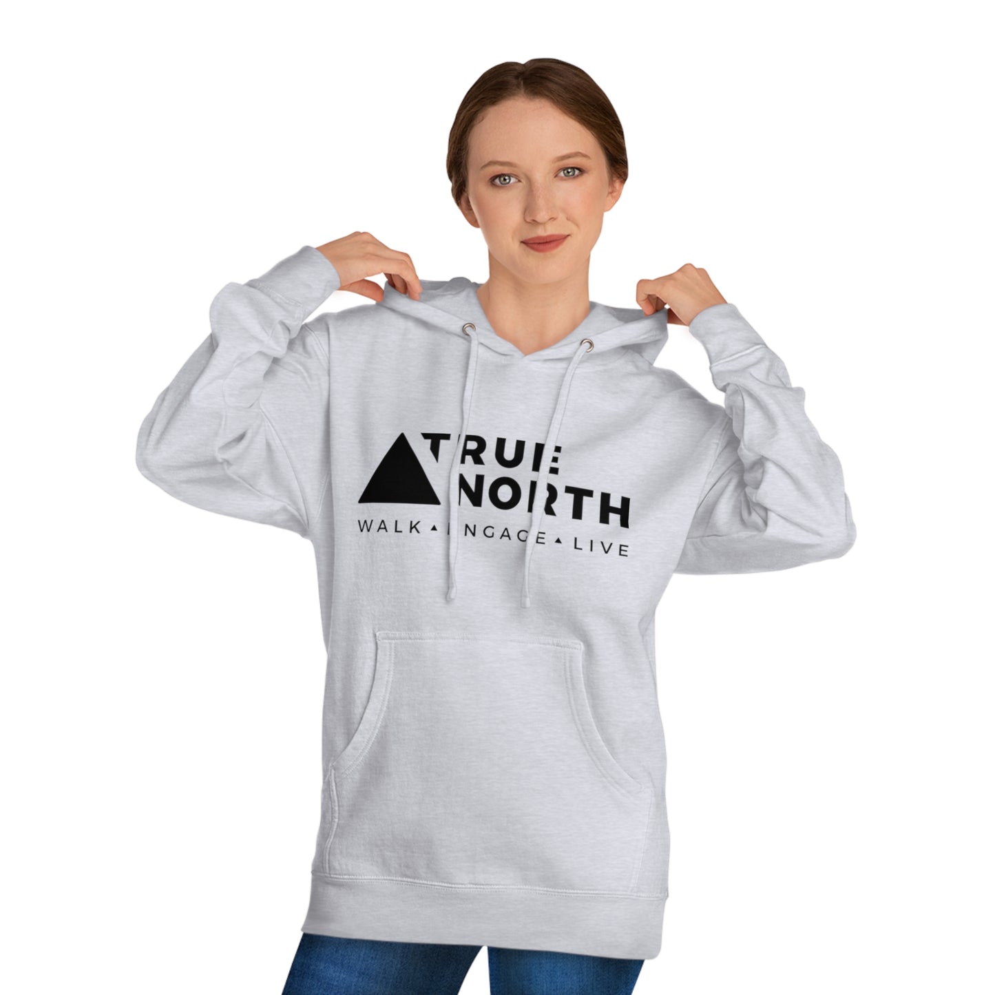 True North Hoodie Grey