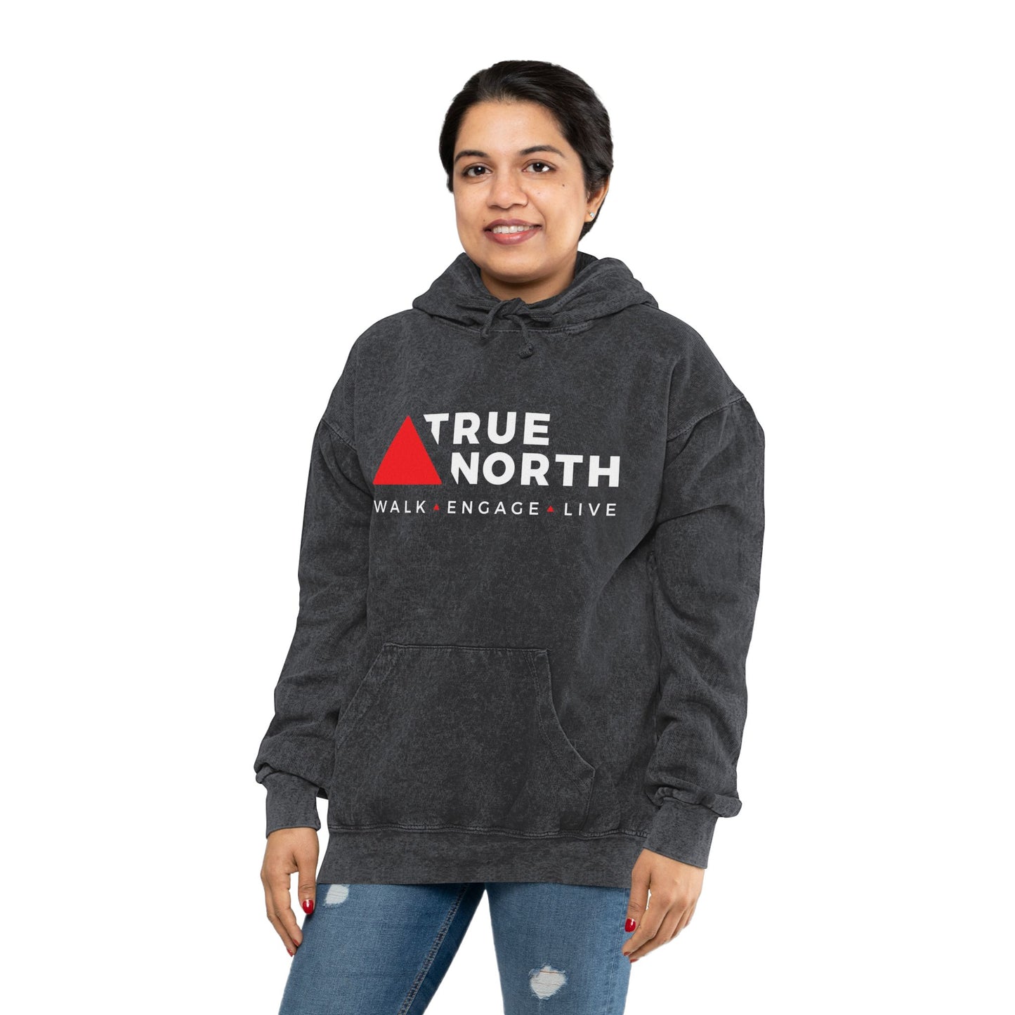 Mineral Wash Hoodie - Black