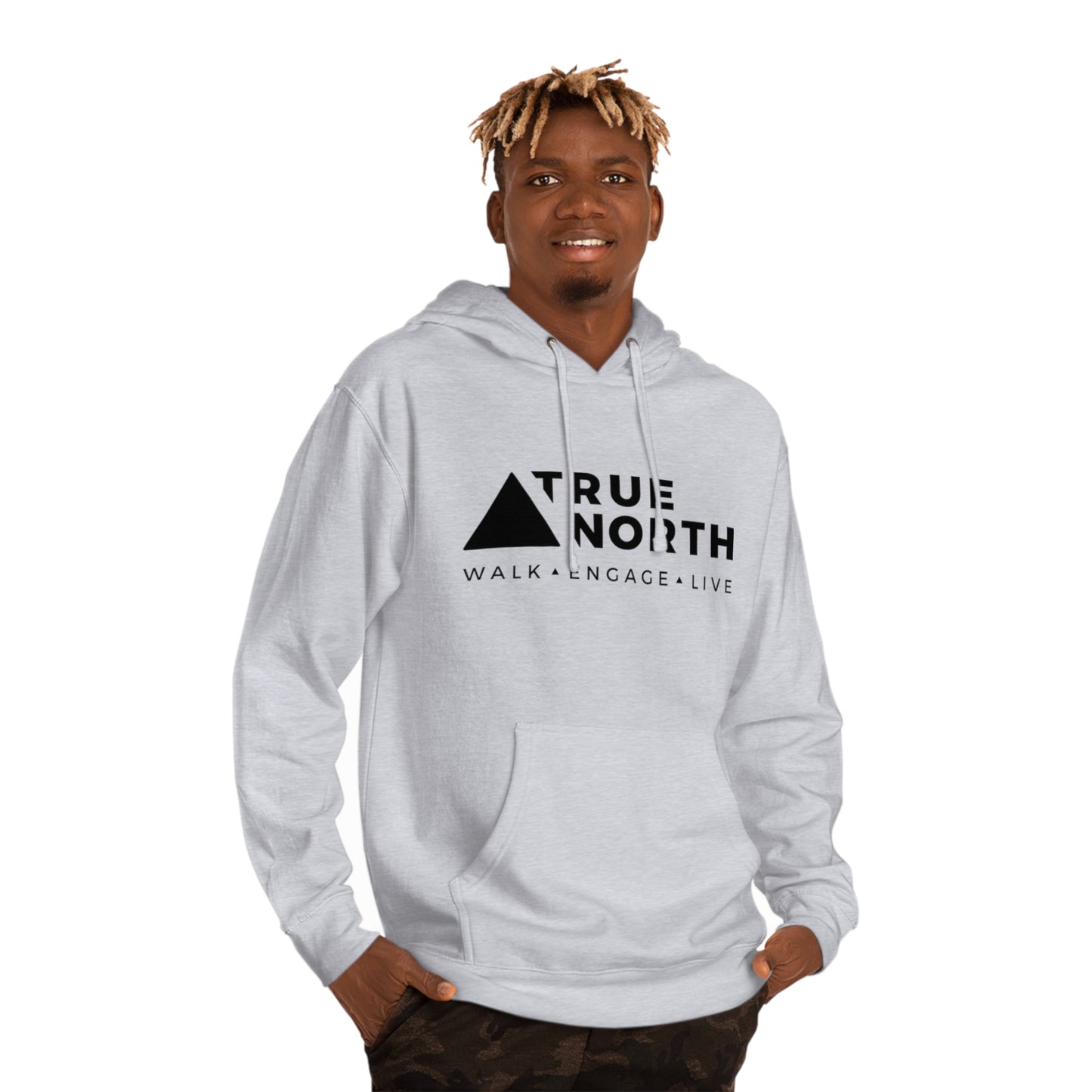 True North Hoodie Grey